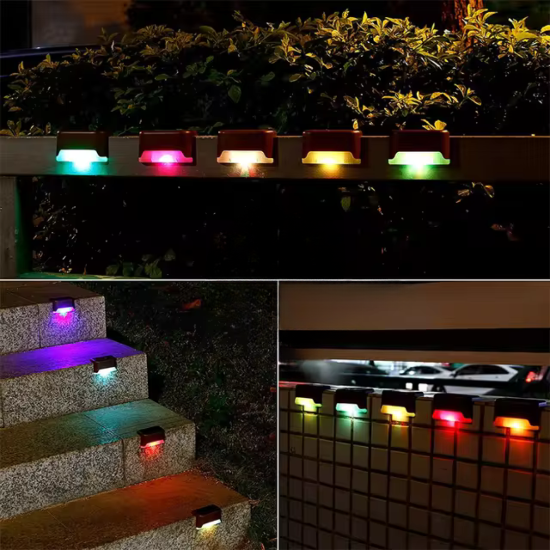Lucari SolarStep Tuinlamp™ – Zelfklevende Solar verlichting voor Tuin & Trap