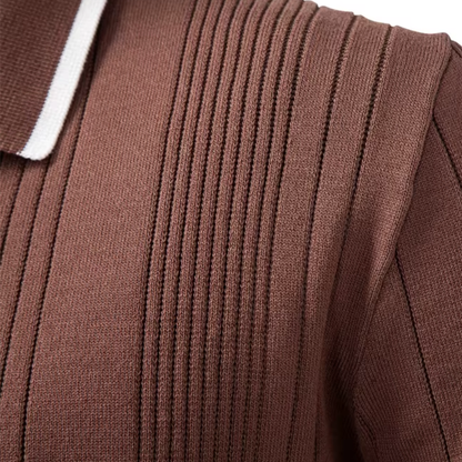 Fletcher Knit Button Polo