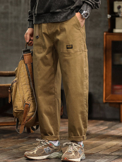 Kaj - Vintage-inspirerede casual utility-bukser