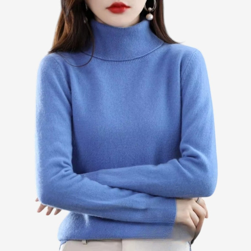 Kiara - Long sleeve sweater with turtleneck