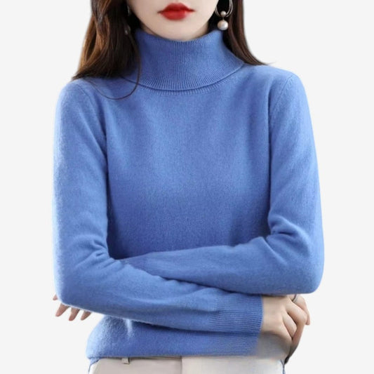 Kiara - Long sleeve sweater with turtleneck