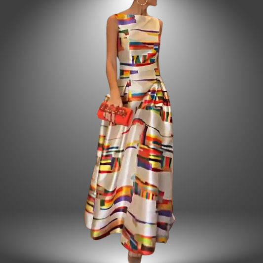 Alice | Women’s Stylish Colorblock Maxi Dress