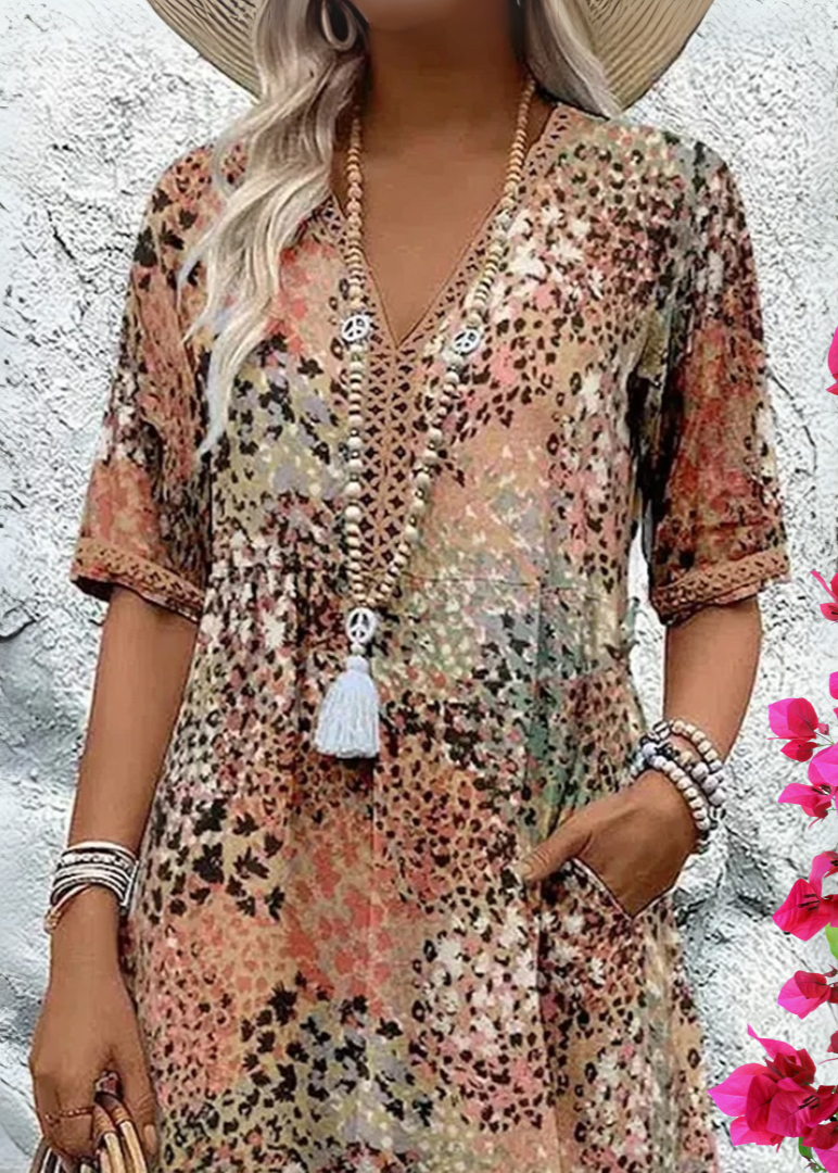 Elisa | Radiant Midi Dress