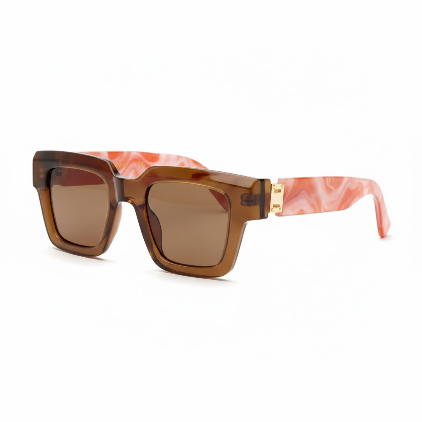 Lunettes de soleil carrées rétro avec verres photochromiques et protection UV400