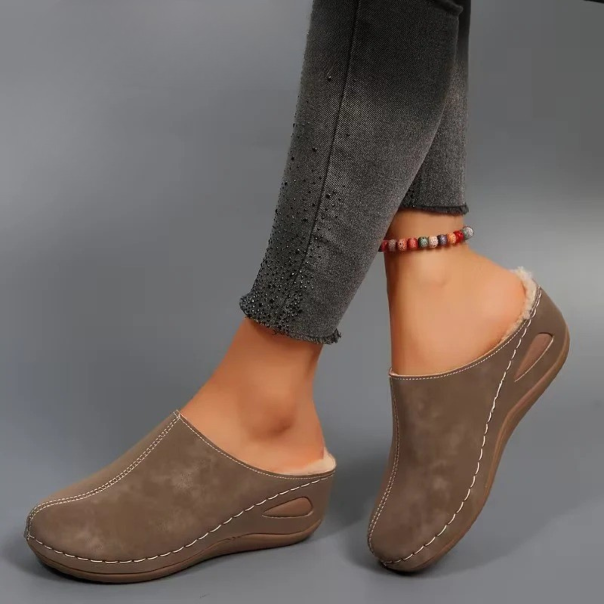 Cura | Women's Moccasins with Fleece Lining