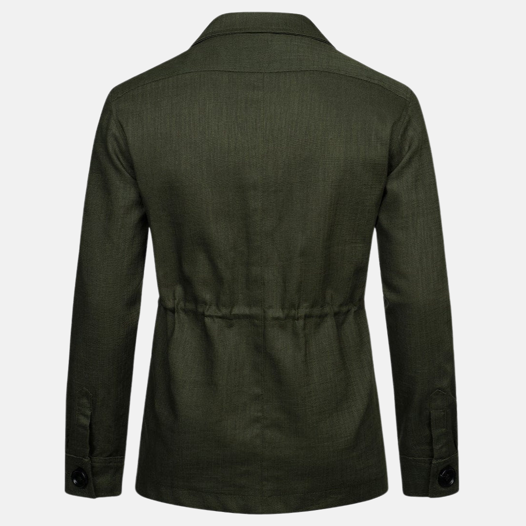 Vince Veste Homme Élégante – Style Classique avec Multiples Poches & Fermeture à Boutons