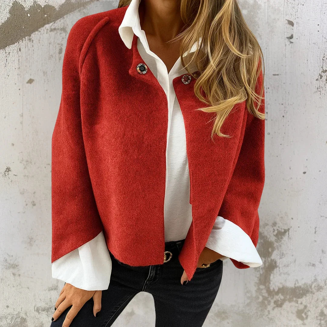 Nirelya™ | Modern Minimal Cropped Jacket