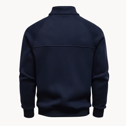 Matteo – Mens Cotton Blend Quarter Zip Jumper