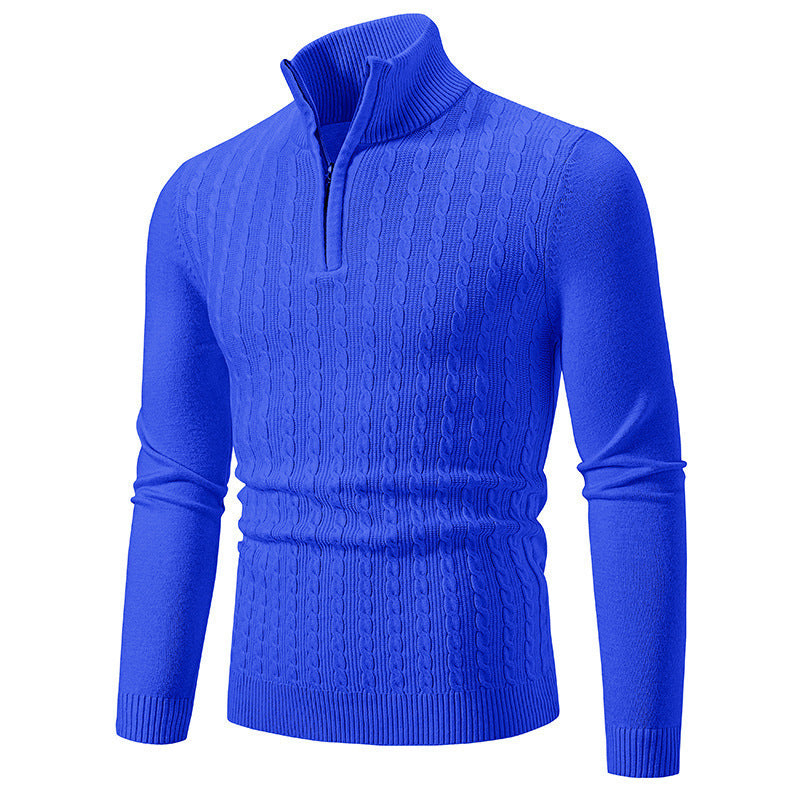 Fabrizio – Stilvoller Zopfmuster Strickpullover Für Herren