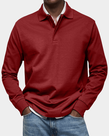 Patrick | Cómoda camisa polo de manga larga para primavera