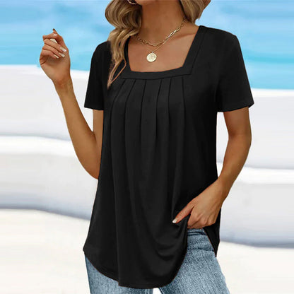 Elegant Pleated Blouse