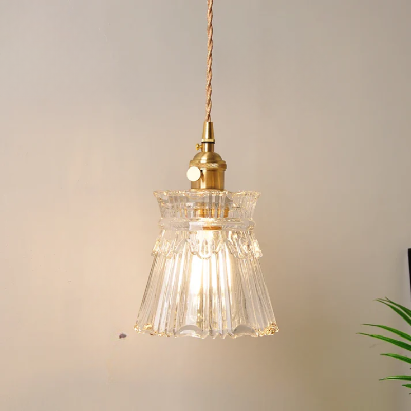 Virelian - Nordic Glas Hanglamp Met Koper