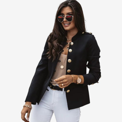 Alana - Long sleeve jacket with button closure