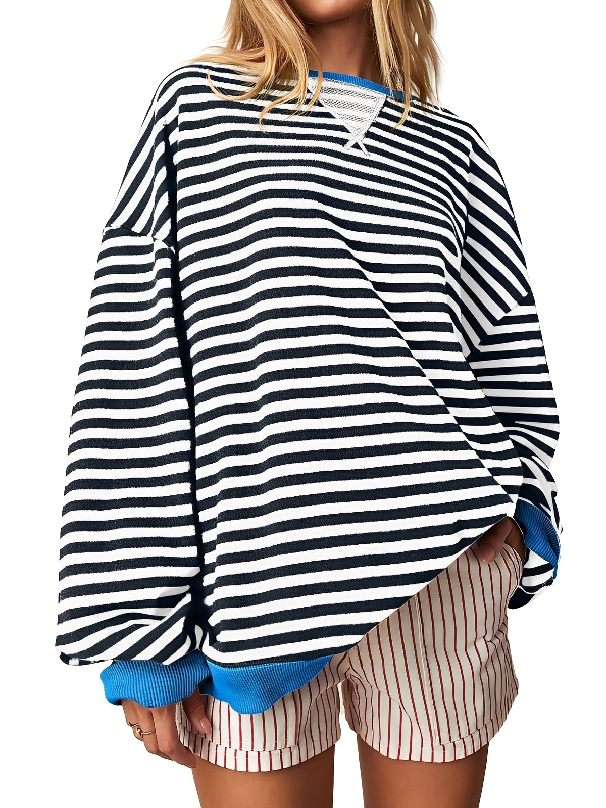 Judelle – Women’s Elegant Striped Jumper