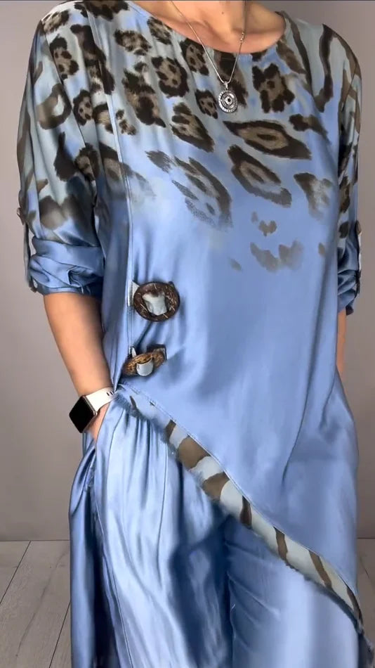 Sudha | Stilvolles Kombi-Set mit lockerem Oberteil und weiter Hose