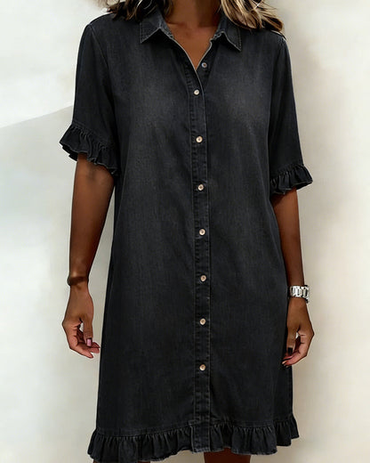 Amelith - Abito in denim leggero