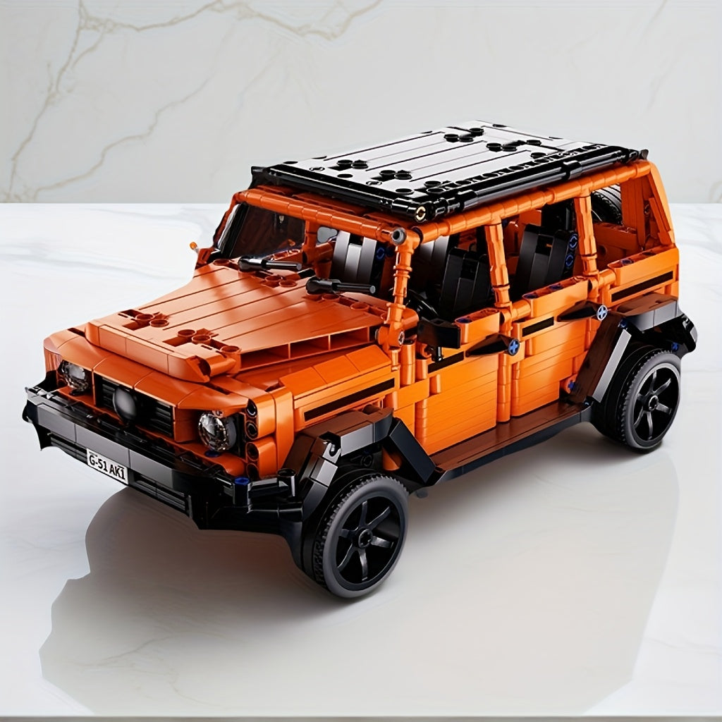 TrailBlazer – 1311-delige Oranje Off-Road Truck Bouwset