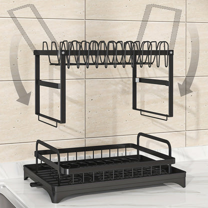 Dubbel Vaatdroogrek | Multifunctioneel & Ruimtebesparend Ontwerp
