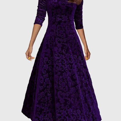 Nancy - Ünnepi Velúr Elegancia Ruha
