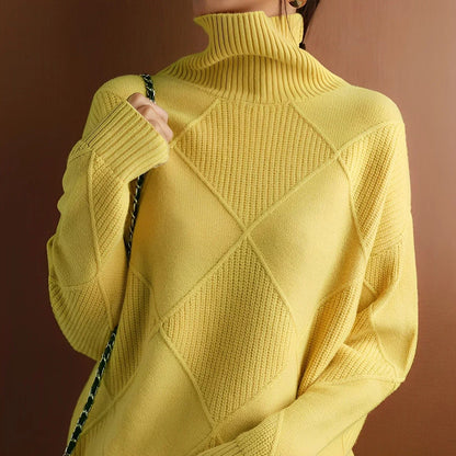 Marie Kaszmirowy sweter z golfem