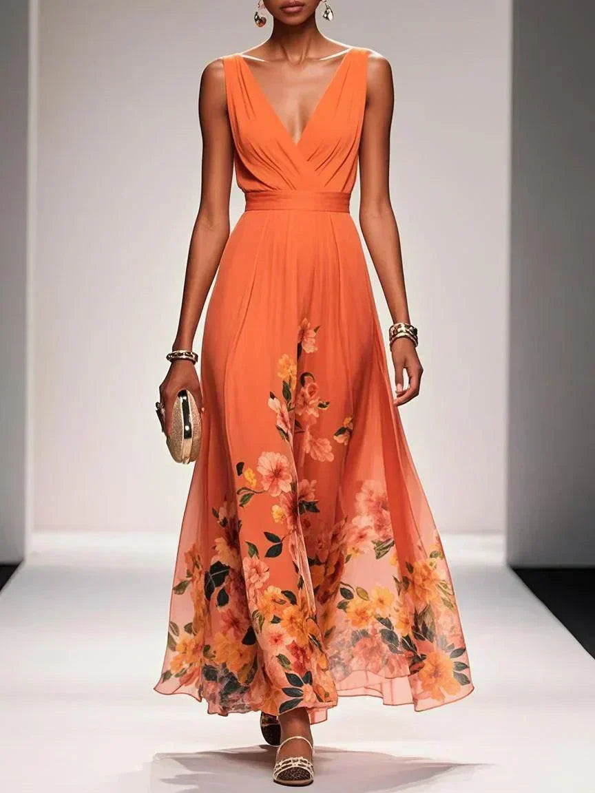 Rosalie Floral Guest Maxi Dress