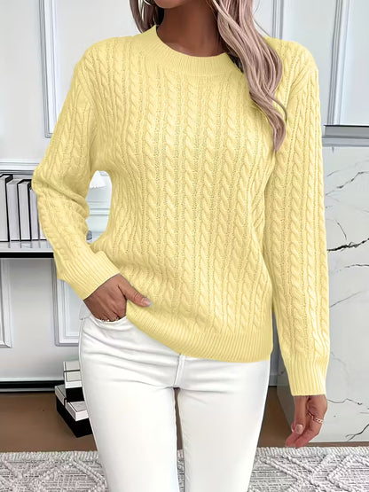 Soft Knit Minimal Sweater — Clean Look