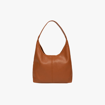 Vegane Leder-Hobo-Tasche mit Schulterriemen