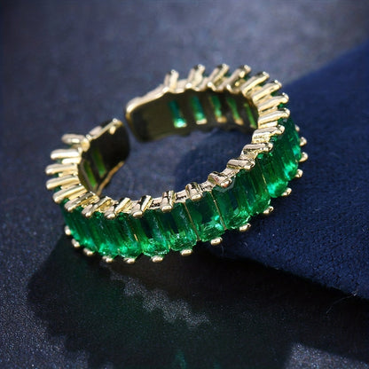 Anello d'Oro e Smeraldo