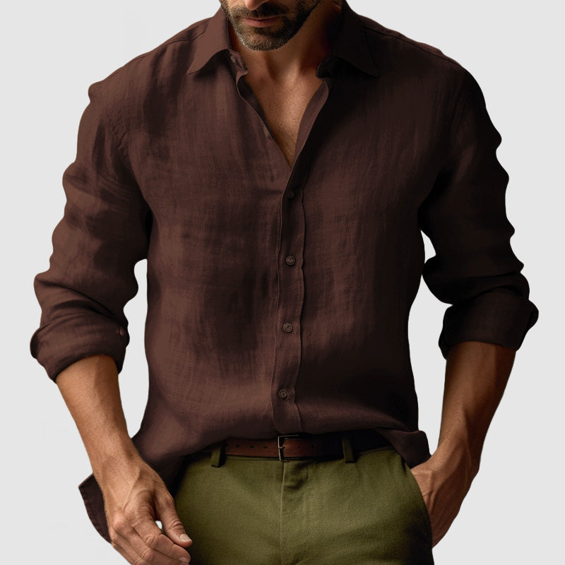 Harlon – Vintage Linen Shirt for Men