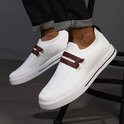 Reina | Mens Knit Slip-On Trainers