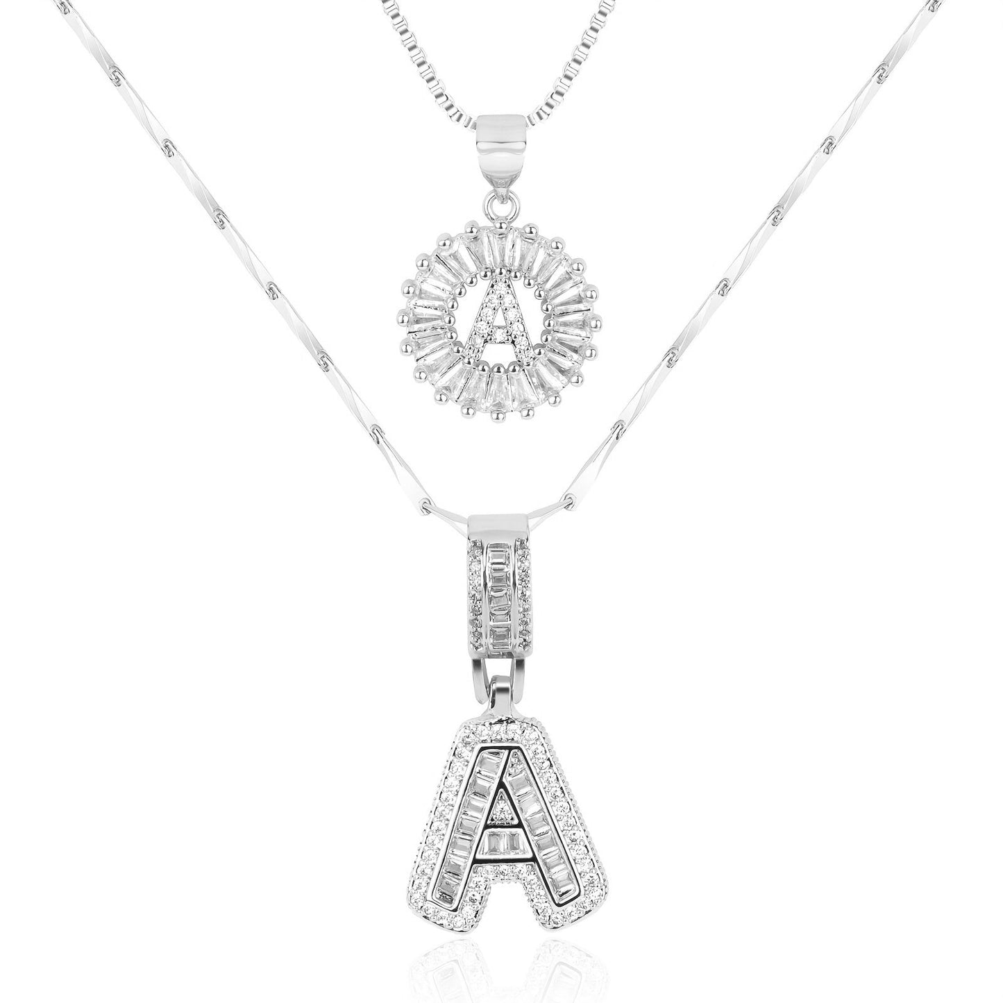 GemLetter Ketting - Initiaal Hanger met Luxe Glans