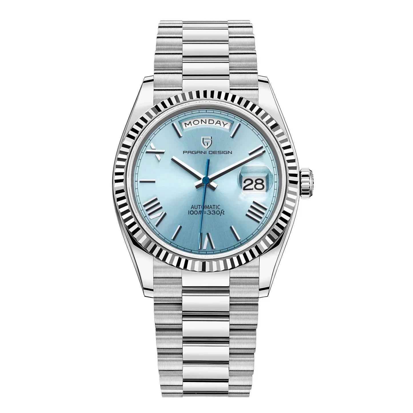 Luxe Heren Automatische Horloge – RVS, zelfopwindend, kalenderfunctie – Stijl voor elke gelegenheid