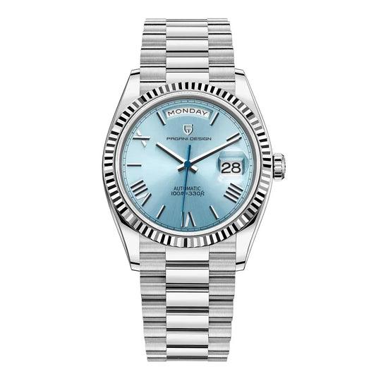 Luxe Heren Automatische Horloge – RVS, zelfopwindend, kalenderfunctie – Stijl voor elke gelegenheid