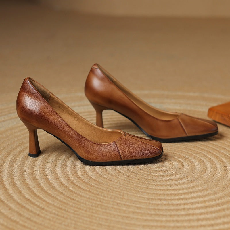 Marisol™ | Tacones de cuero elegantes
