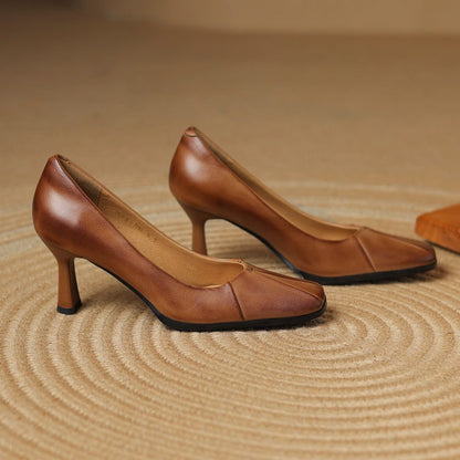 Marisol™ | Tacones de cuero elegantes