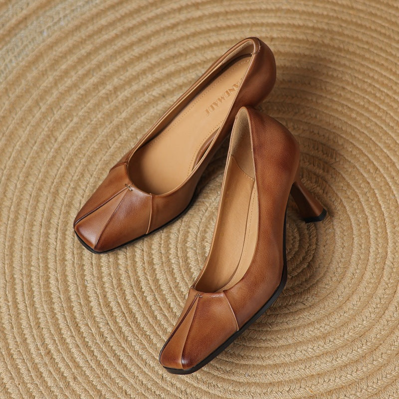 Marisol™ | Tacones de cuero elegantes