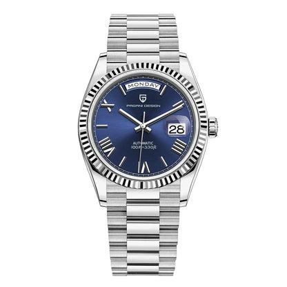 Luxe Heren Automatische Horloge – RVS, zelfopwindend, kalenderfunctie – Stijl voor elke gelegenheid