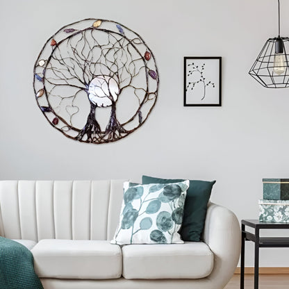 EternaBloom - Boeiend kunstwerk van de levensboom voor spirituele woningdecoratie