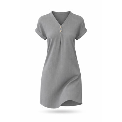 Evelina V-Neck Dress — Step Into Unstoppable Confidence with Every Wear