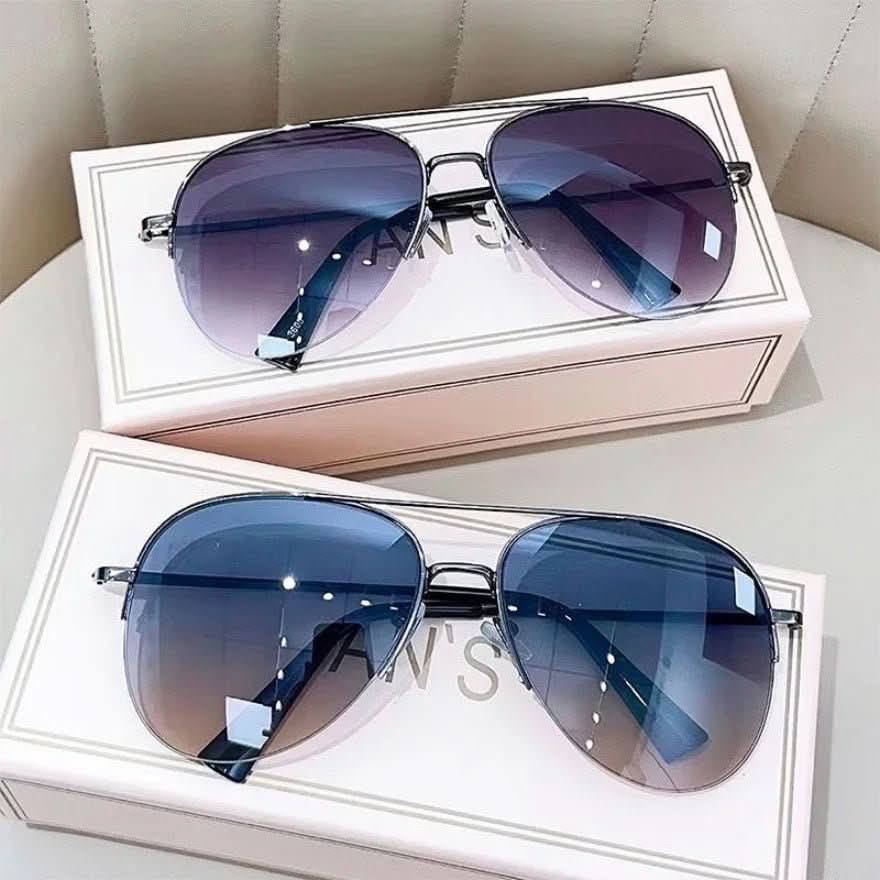 Pilotensonnenbrille mit Farbverlauf und UV400-Schutz