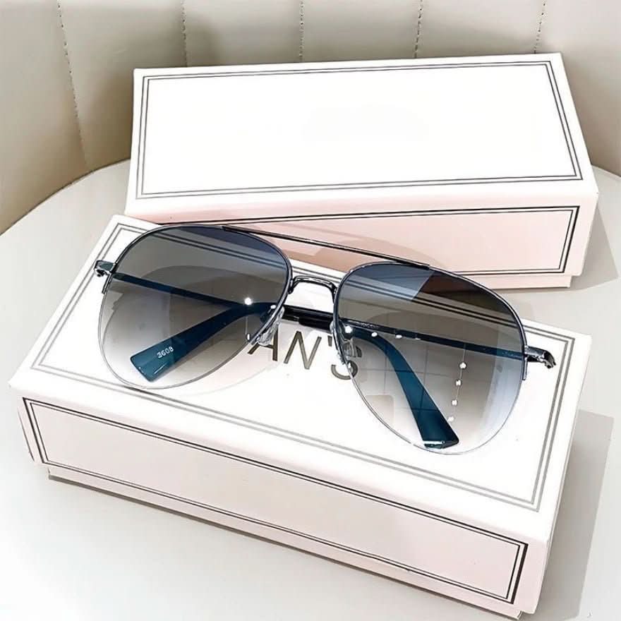 Pilotensonnenbrille mit Farbverlauf und UV400-Schutz