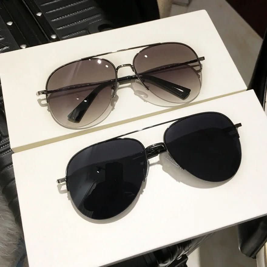 Pilotensonnenbrille mit Farbverlauf und UV400-Schutz