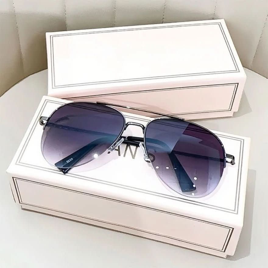 Pilotensonnenbrille mit Farbverlauf und UV400-Schutz