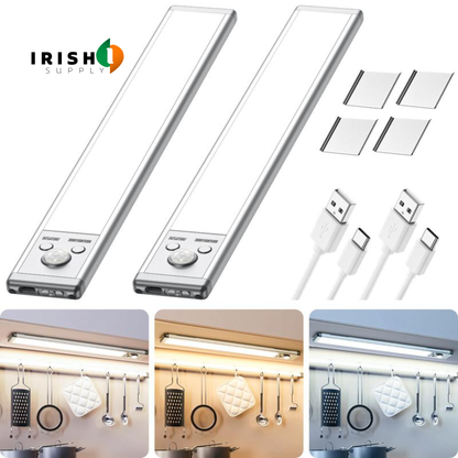AMBERA Warm Ambient Motion Sensor Cabinet Lights (2 pcs)