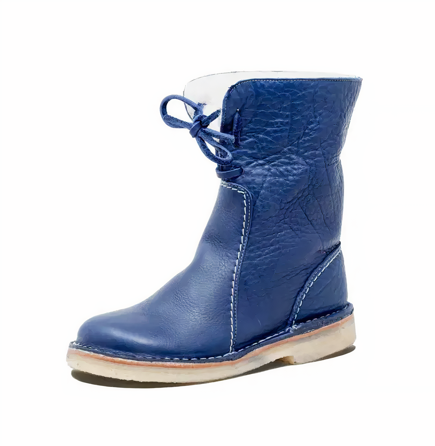 Chic Women's Casual Leather Mid-Calf Boots for Everyday Style and Comfort