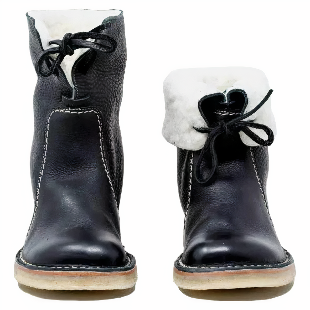 Chic Women's Casual Leather Mid-Calf Boots for Everyday Style and Comfort