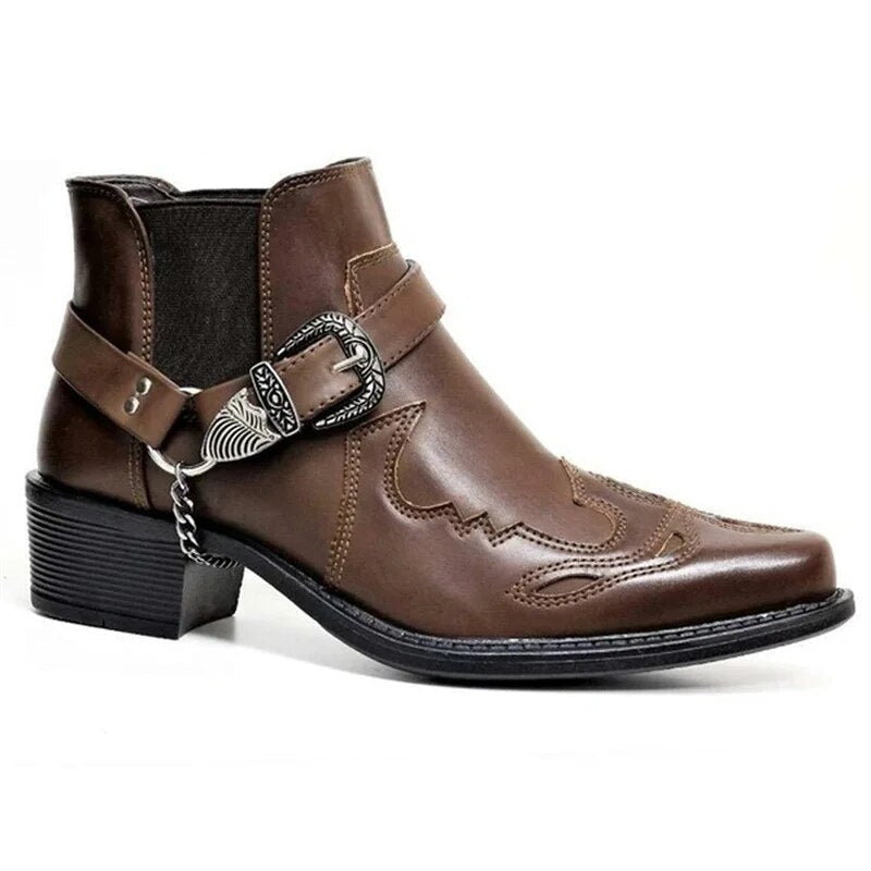 Cowboy støvler til mænd i klassisk western design – stilfulde og robuste til hverdag og mode