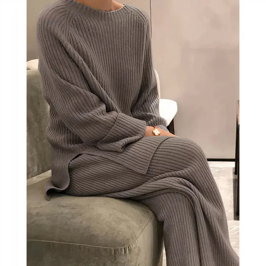 Leshy - Casual Sweater & Pants Loungewear Set