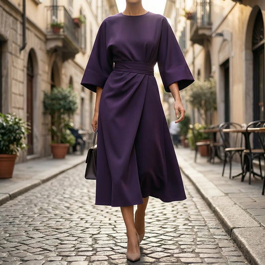 Abendkleid Mit Taillengürtel - Angela