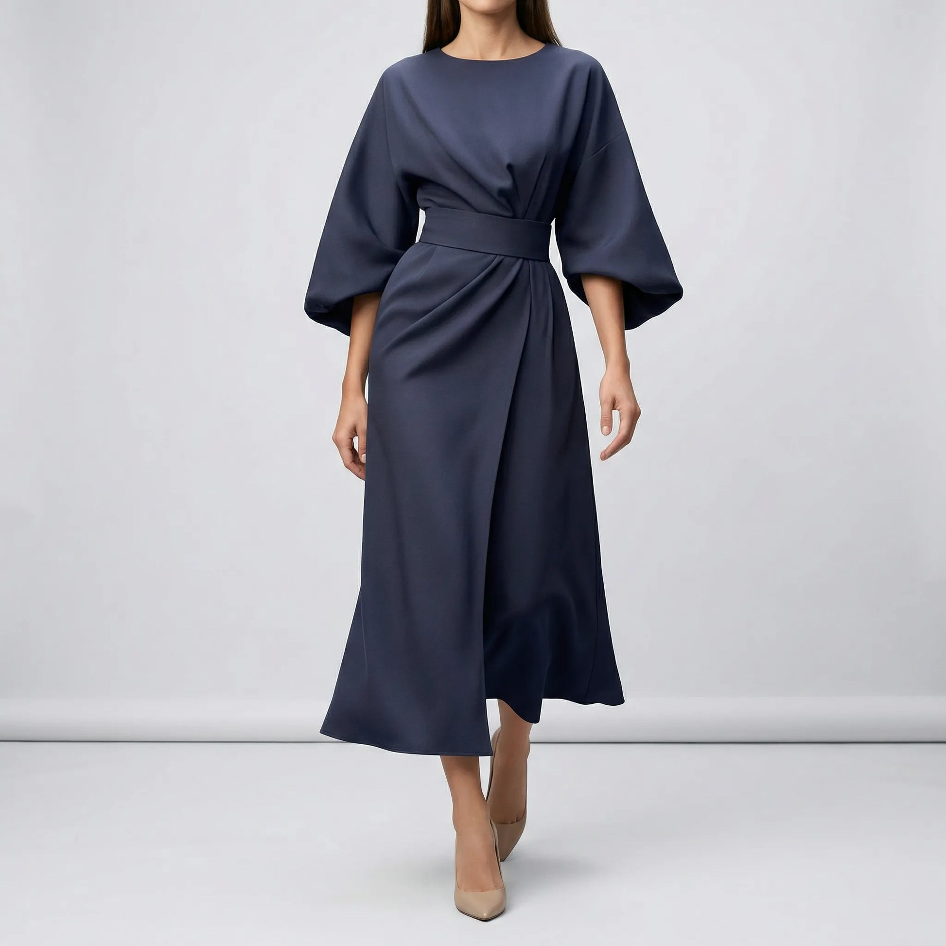 Abendkleid Mit Taillengürtel - Angela